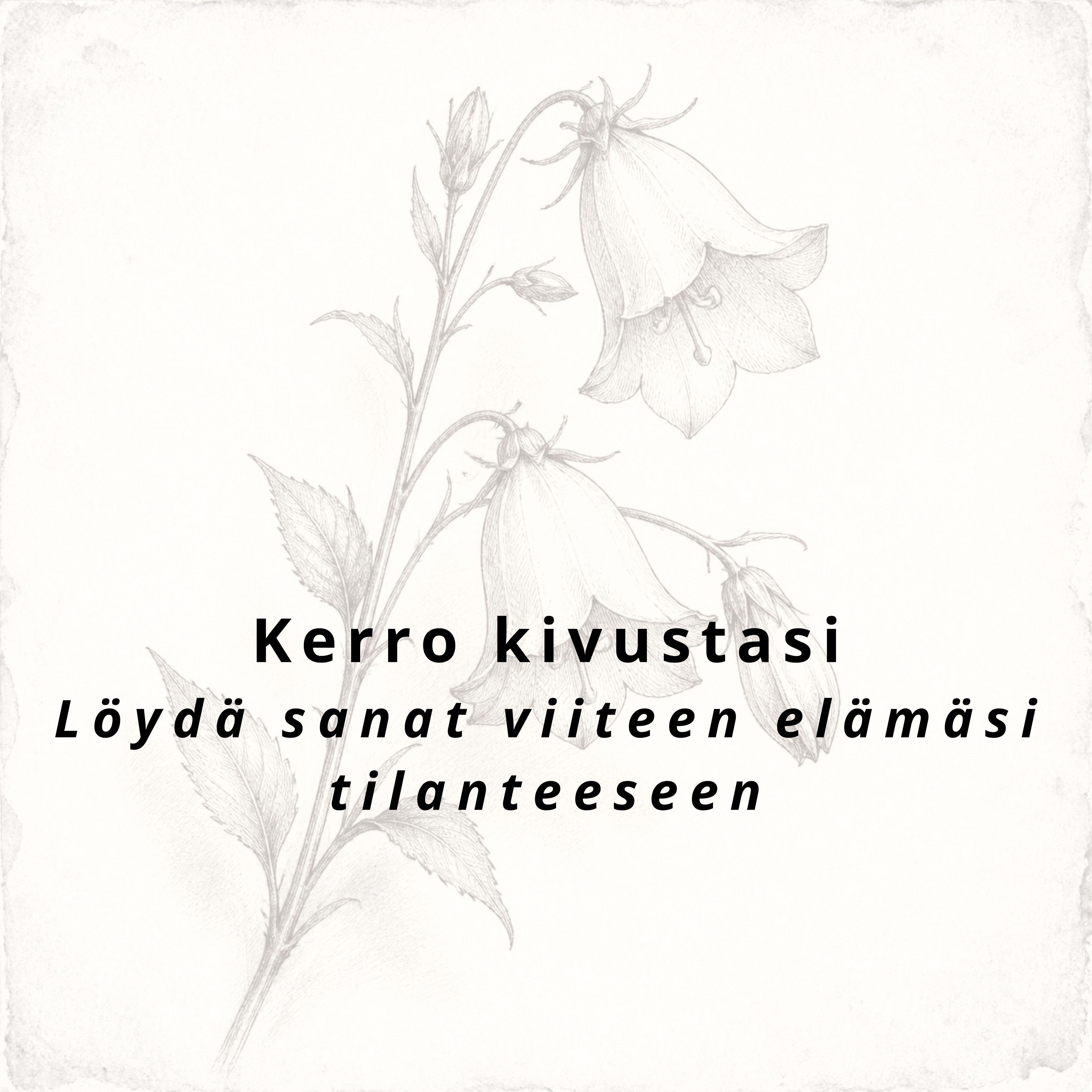 Kerro kivustasi – Työkirja kroonisen kivun sanoittamiseen | Ladattava PDF